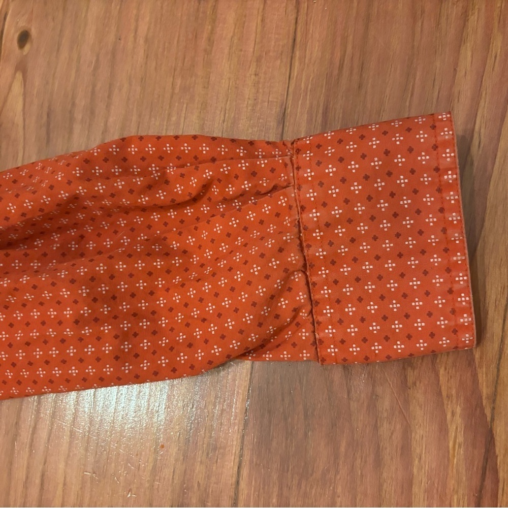 Ariat Men's Button-Down Shirt - Red Geometric Print - Picture 4 of 7